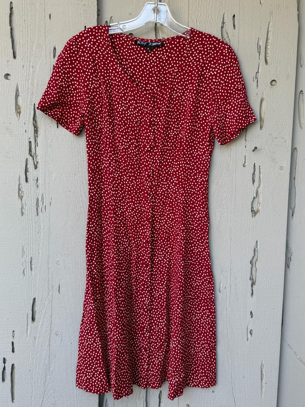 Betsey Johnson Red Polka Dot Short Dress